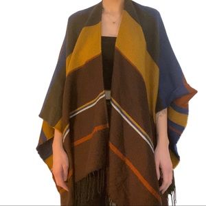 Colorful poncho